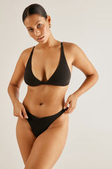 The Blur thong - Black